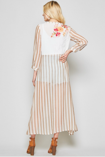 Sassy in Stripes Duster